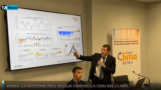 Roma, la gestione dell'acqua contro la crisi del clima piano clima febbraio