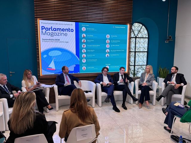 Marco Casini all'evento Parlamento Magazine: un approccio strategico e integrato per la salvaguardia della risorsa idrica Casini