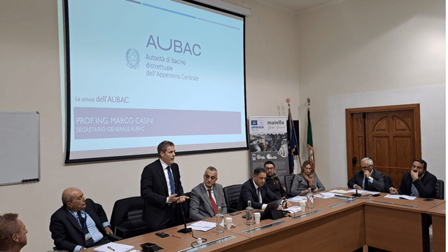 Seminario a Sulmona: AUBAC e Consorzio di Bonifica discutono strategie innovative per la gestione sostenibile della risorsa idrica casini