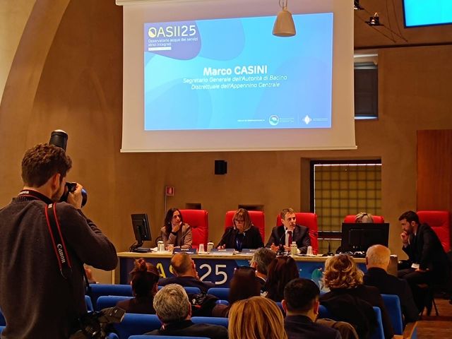 L'intervento di AUBAC durante l'evento OASII - Osservatorio Acque dei Servizi Idrici Integrati mc