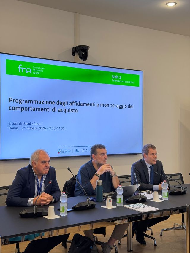 AUBAC ospita il Corso di formazione specialistica per il personale dei Soggetti Aggregatori mc